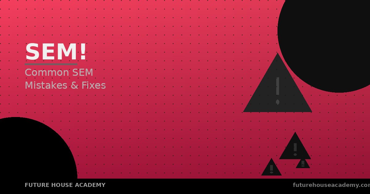 Common SEM Mistakes That Get Your Paper Rejected (And How to Fix Them)